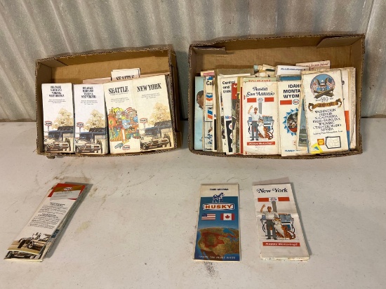 Texaco maps, different states....