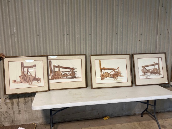 2 oil pictures 26" x 29" 2 Oil pictures 26 x 32