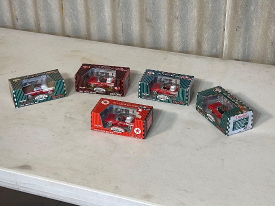5 brand new Texaco cars....