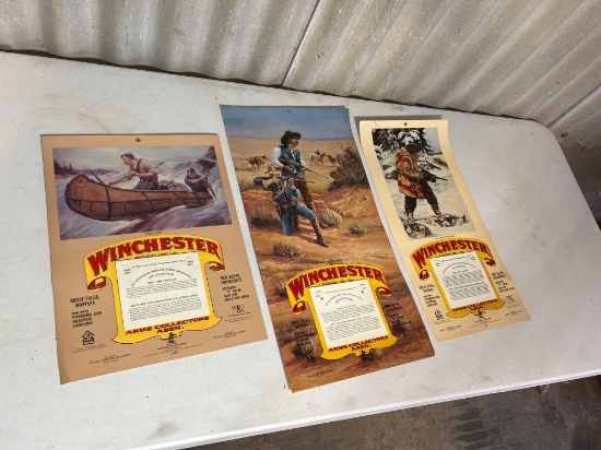 '93, '94,'95 Winchester calenders. Good condition!
