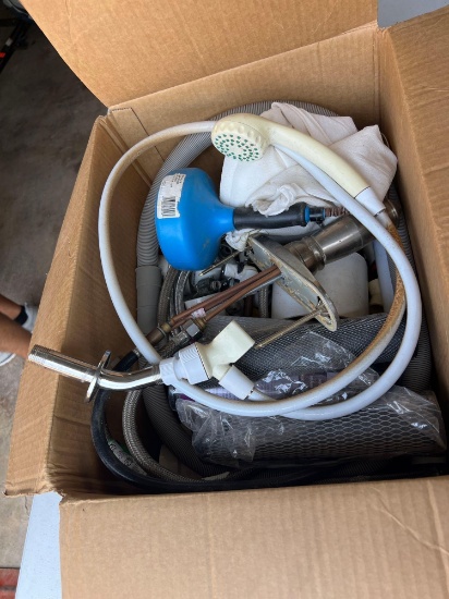 BOX OF MISC PLUMBING...