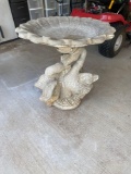 SWAN BIRD BATH...