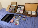 CASSETTE TAPES AND VHS/DVD MOVIES