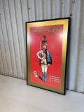 Vintage framed cigarette photo 22 x 35