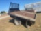 Flatbed truck trailer wired up for tripp hopper... bill of sale only no title
