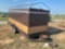 Brown Trailer with sides 13.5' X 4.5'... Sells with a Bill of sale only