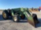John Deere 1020 Tractor with a 145 front end loader diesel 2233 hours runs and operates