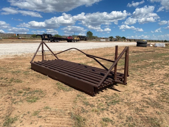 Cattle guard with gate...
