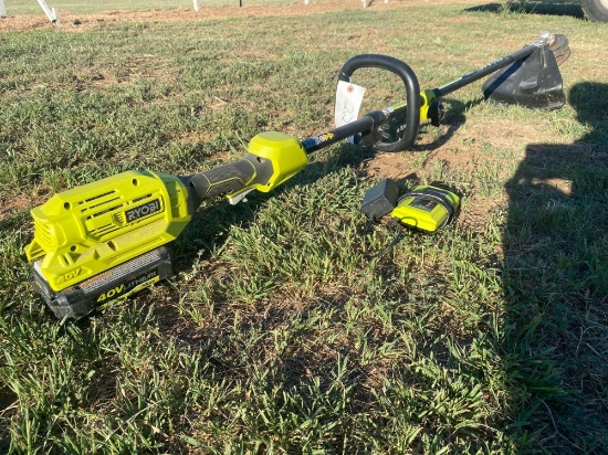 RYOBI...Cordless Weed Eater, battery operated and sells with charger... runs and operates as it shou