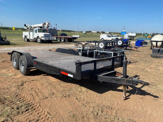 16' black bumper pull trailer sells with a bill of sale only...