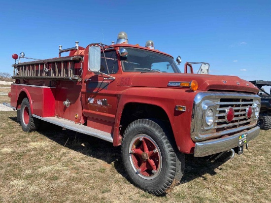 1970 Firetruck, you will go through the dealer to receive the title...