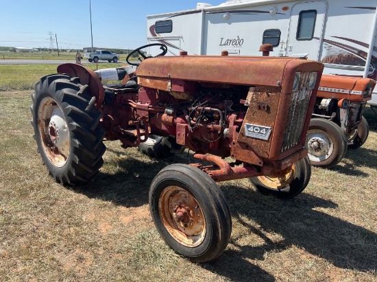 Farmall 404 runs and operates...
