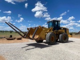 CAT938G Articulating Wheel Loader has quick attach forks for bucket... 12,664 Hours Cab air , good