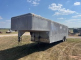 trailer W&W cargo trailer 2004 24? long with 2 6000 LB axles 8 lug rims good floor 2 speed Jack sold