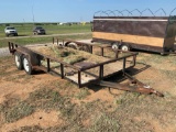 16' Bumper pull flat bed trailer... Sells with a Bill of sale only