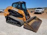 2018 Case TV370C Skid Steer with cab air and heat, joystick control has a new motor that has 1,424.4