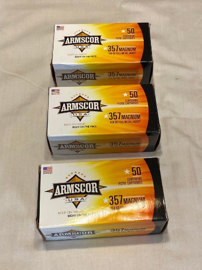 Armscor 357 mag 158 grain 50 cartridges