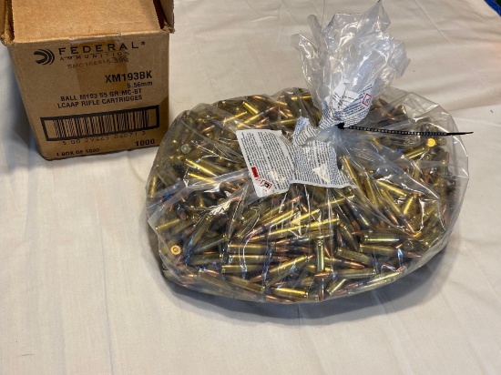 Federal 5.56mm 55 Grain 1000 round