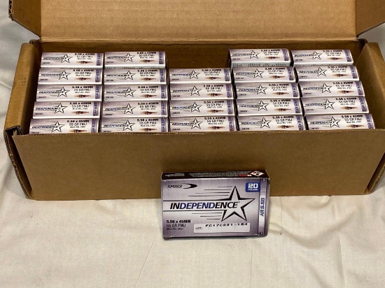 Independence 5.56 x 45 mm 55 grain 20 Rounds