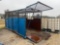 Trash Skid with Fold Down Ramp