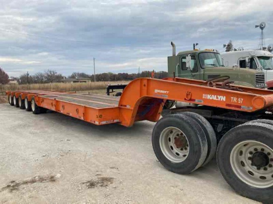 KAYLN...5 AXLE ROLLING TAIL BOARD TRAILER GOOD CONDITION LOCATED IN MONTAGUE,TX