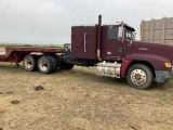 1989 FREIGHTLINER...FL120, 365 CUMMINS 10 SPEED TRANS, WILL START, RUN AND DRIVE HAS BLOW BY AND LEA