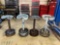 Set of 4 tractor seat stools
