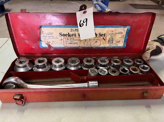 3/4 in drive socket set