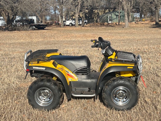 2001 Bombardier Motorcycle, VIN # 2BVACGAC91V001216