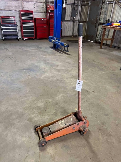 orange hydrolic floor jack 2 1/4 ton