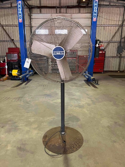 Patton 6ft stand up fan. WORKS