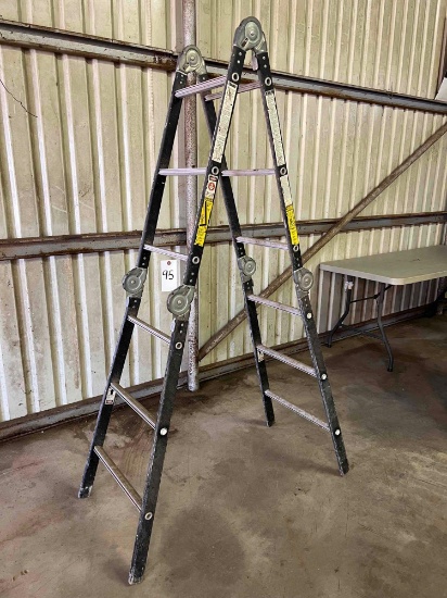Black ladder 6 ft versaladder folding