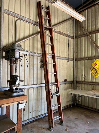 orange 12 ft extension ladder