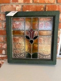 framed stained glass