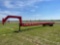 NEW... ... ... MAIL MANUFACTURING 42 FT IN LINE HAY DUMP TRAILER ID 204004 BILL OF SALE ONLY