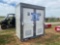NEW MOBILE BASTONE PORTABLE TOILETS UNUSED 2 TOILETS SIDE BY SIDE