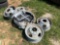 CHEVY DUALLY WHEELS WITH TINGS AND HUBCAPS SET OF 4