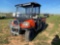 DIESEL KUBOTA...4X4 RTV 9000, TILT BED AND WINCH, 2056 HRS RUNS AND OPERATES WELL ???????SELLS WITH 