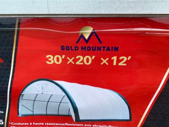 NEW GOLDEN MOUNT DOME STORAGE SHELTER 20X30X12 FT
