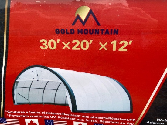 NEW 2022 GOLDEN MOUNT DOME STORAGE SHELTER 20X30X12 FT
