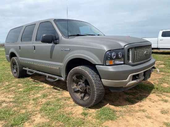 2003 Ford Excursion Multipurpose Vehicle (MPV), VIN # 1FMNU43S43EA85216