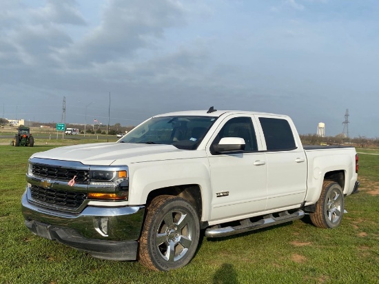 2017 Chevrolet Silverado Pickup Truck, VIN # 3GCPCREC4HG146101