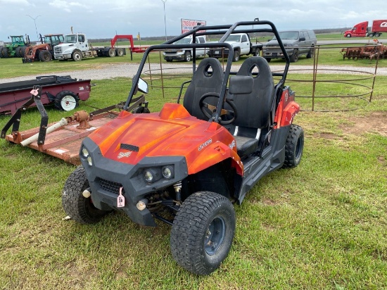 SIDE BY SIDE UTV170 SELLS WITH BILL OF SALE IN THE FALL IT RAN AND DROVE