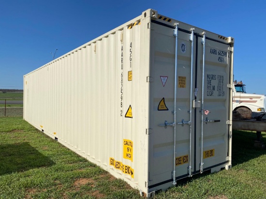 40 FT CONTAINER 1 TRIP OPENS ON BOTH ENDS