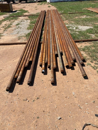 25 JOINTS 2 3/8 PIPE 25X THE MONEY