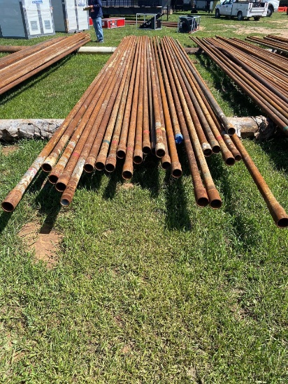 25 JOINTS 2 3/8 PIPE 25X THE MONEY