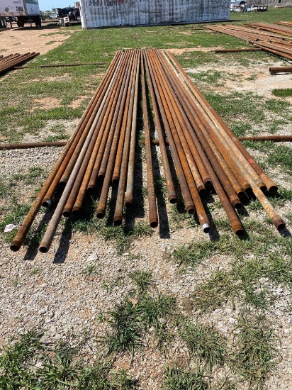 25 JOINTS 2 3/8 PIPE 25X THE MONEY