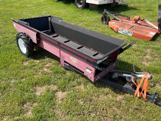 MILL CREEK ATV MANURE SPREADER 35" WIDE 7FT LONG GROUND DRIVEN