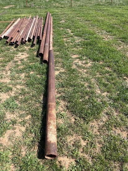 3 PIECES 4" PIPE 21 FT 22FT 8 FT 1 PIECE 3-1/2" PIPE 16 FT LONG