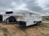 2022 BIG BEND 1/2 TOP TACK TRAILER 2 FT SADDLE BOXES ONE SIDE HAS VERTS FOR DOGS OTHER SIDE SADDLE